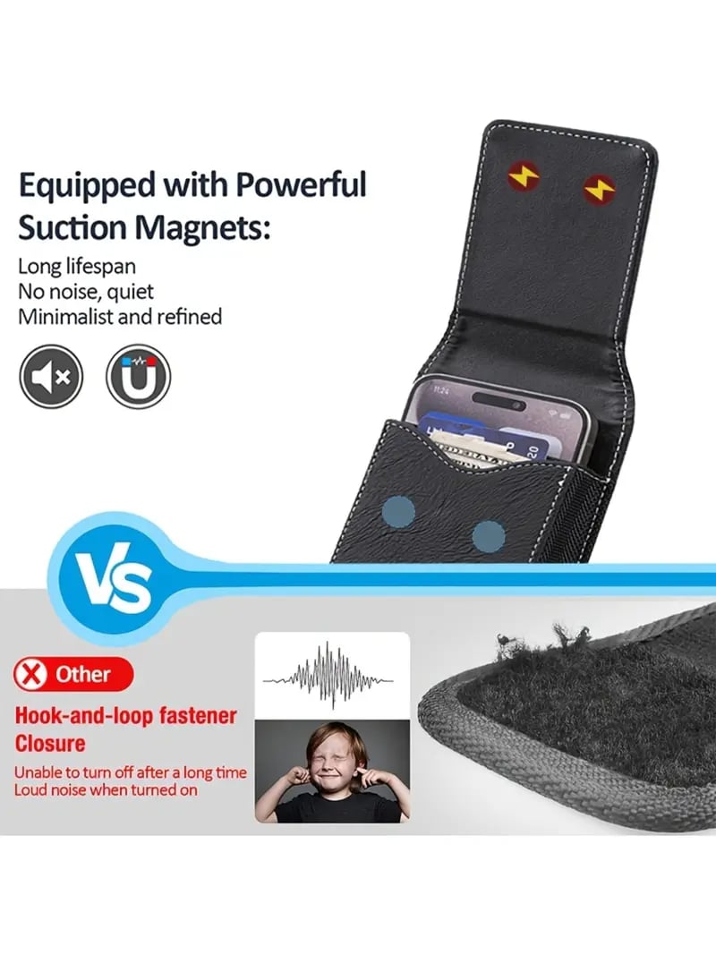 BeltGuard – Premium Magnetic Phone Carry Waist Pouch