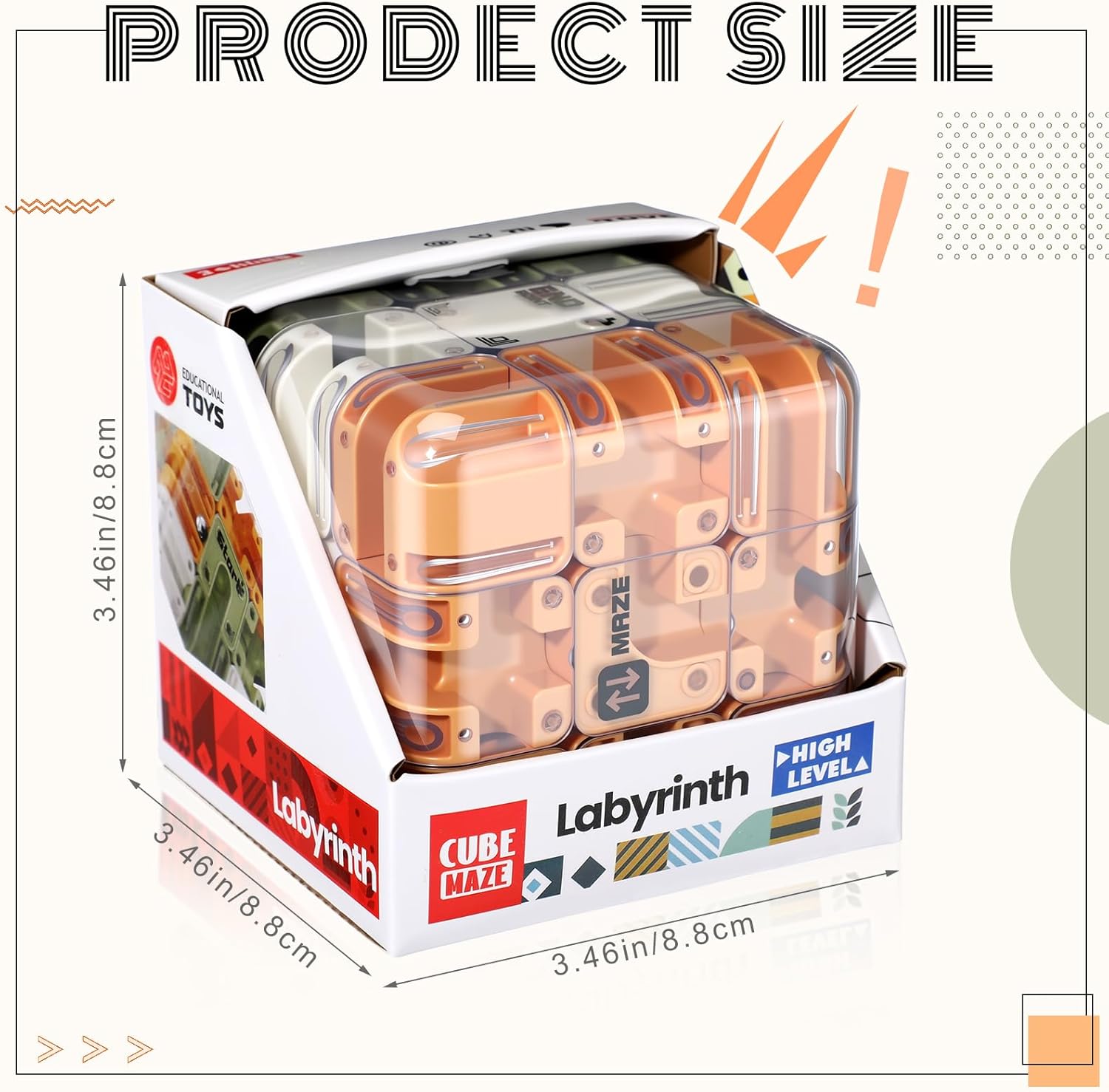 ZenSpin - Stress-Relief Maze Cube