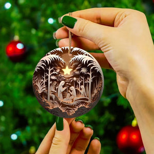 FestiveFaith - Charming 2D Nativity Ornaments