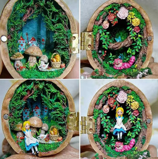 VerseNest - Miniature Walnut Shell Library