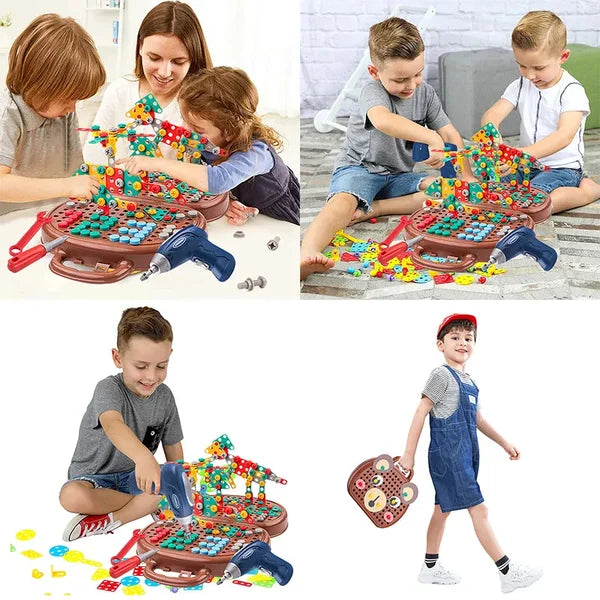 BuildNPlay – Kids Construction Game with Included Drill