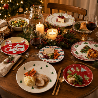 MerryTable – Festive Christmas Plate Collection