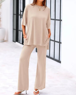 FlowFit – Relaxed 2 Piece Outfit with Pockets