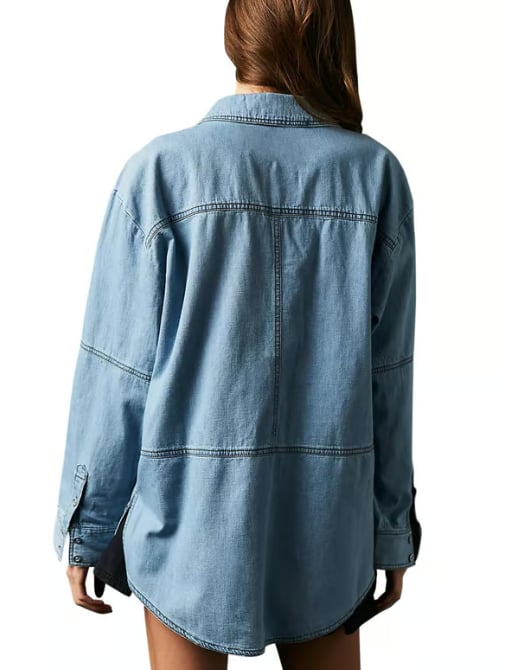 UrbanHue – Stylish Denim Comfort Top