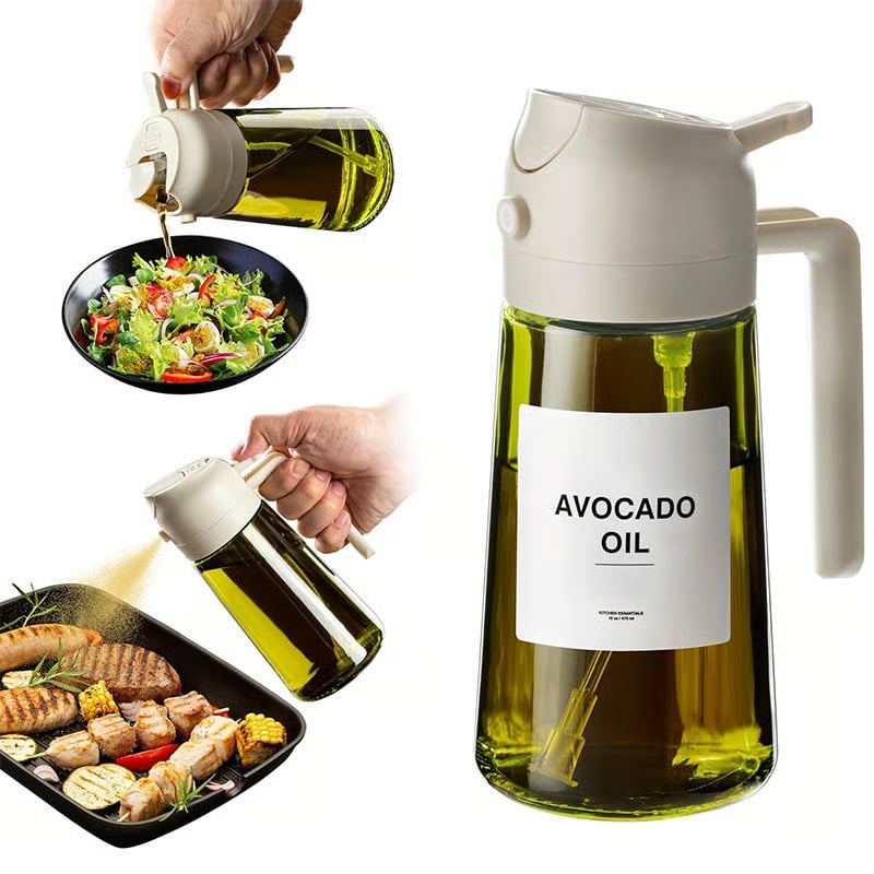 FlavorMist – Glass Oil Sprayer & Dispenser