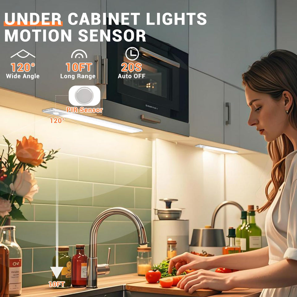 BrightStep – Rechargeable Motion-Activated Cabinet Light