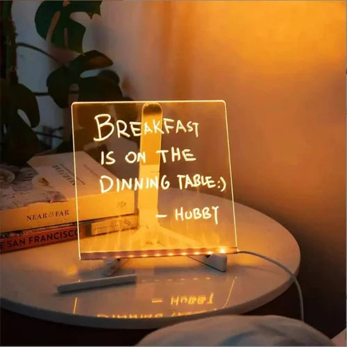 LuminaScribe - LED Note Board with Colors marnetic