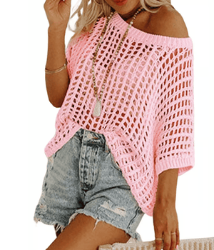 Airéa | Chic Crochet Pullover for Summer Days