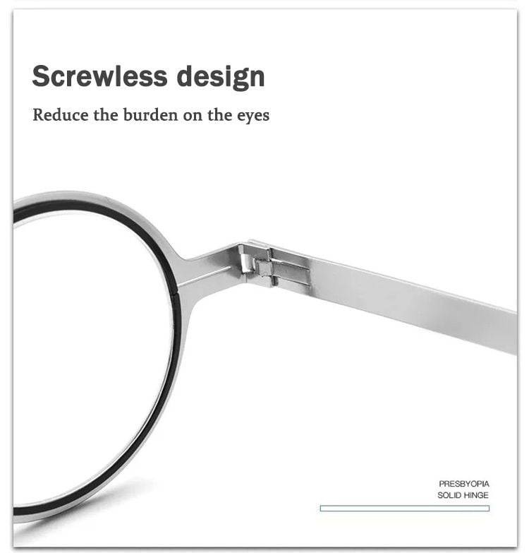 OrbitRead - Foldable Stainless Steel Reading Glasses