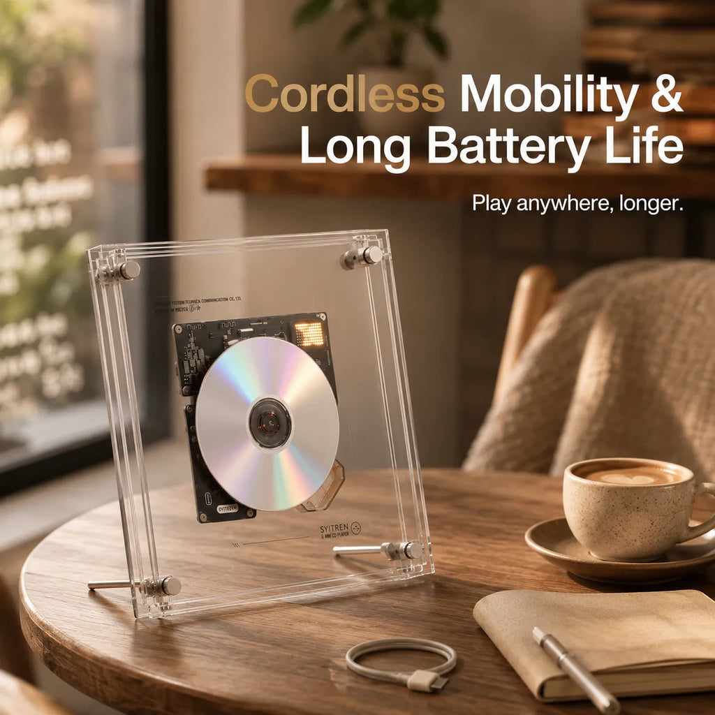 ClearTune – Transparent Wall-Mounted CD Player