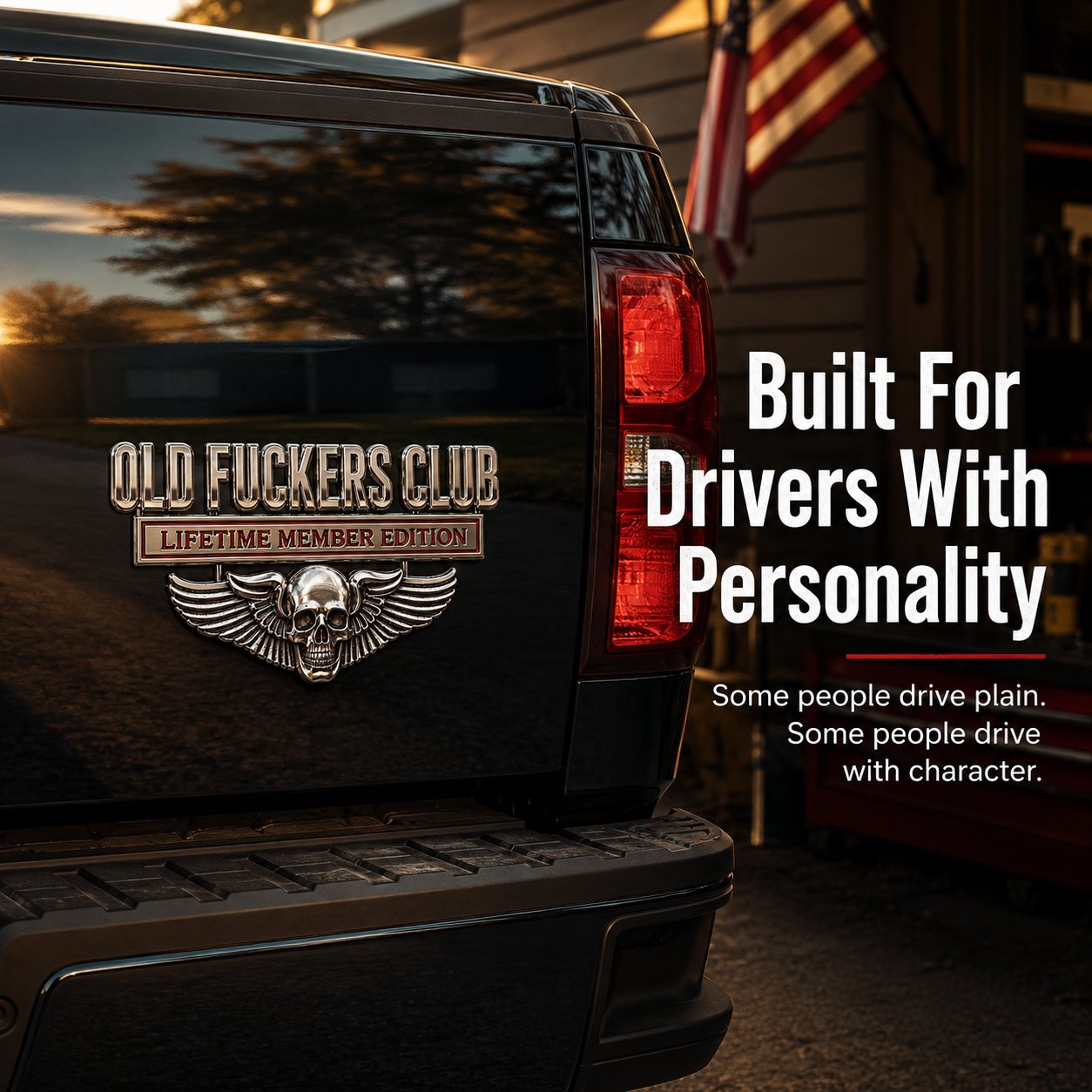 RoadLegend – Lifetime Member Metal Car Emblem