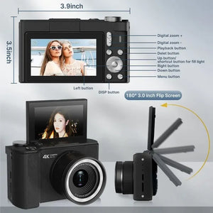 SnapMaster – High-Resolution 4K Digital Camera