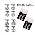 Buy 2 Pair get 2 Pair Free--4 Pairs (Silver)