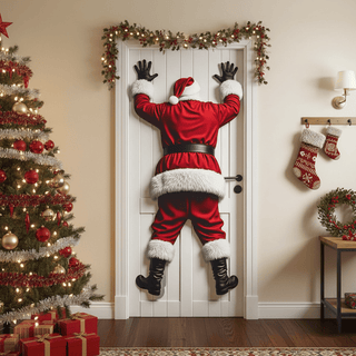 SantaStep – Festive Christmas Door Decoration Banner
