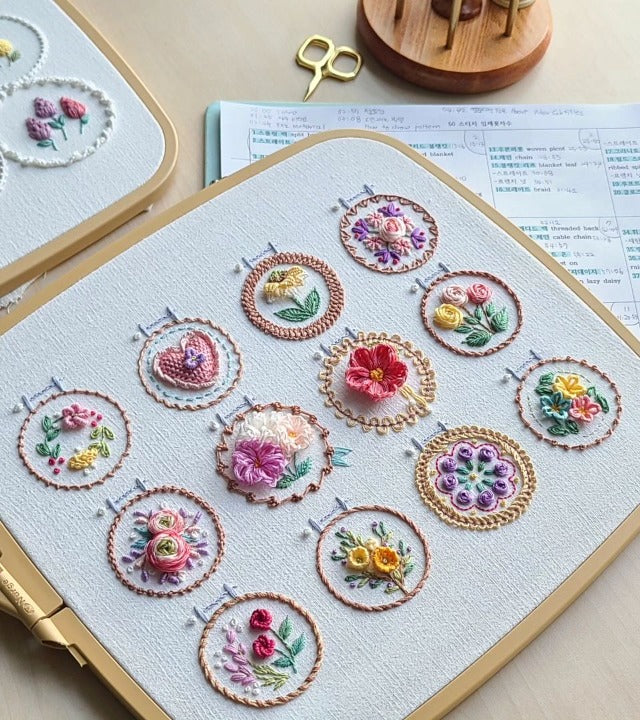 BloomStitch – Small Flower Embroidery Kit