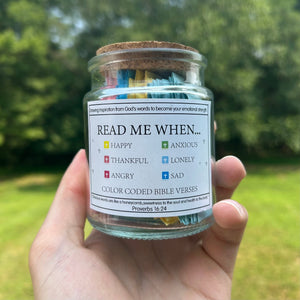 FaithfulWords - Inspirational Bible Verses Jar