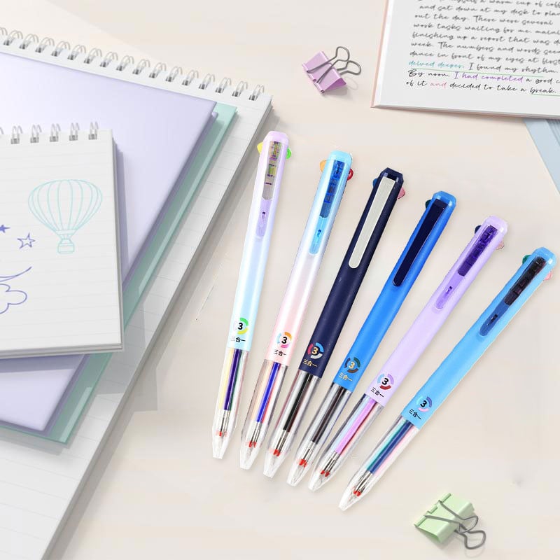 InkFusion – 6 Pack Multicolor Pens with Smooth Ink Flow