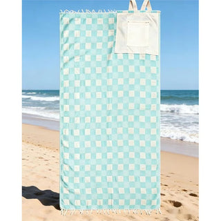 CoastCarry – Sand-Resistant Towel Backpack for Beach Days
