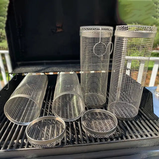 Rolling Grilling Basket marnetic