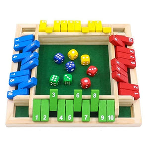 Dice Adventure - Classic Wooden Board Game for Family Fun