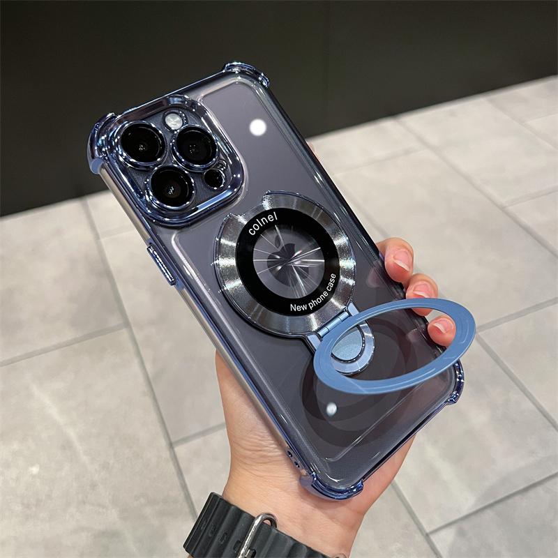 SecureGrip Shield™ Anti-fall iPhone Case with Invisible Ring Stand marnetic