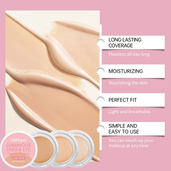 RadiantEyes – Brightening Cream Concealer for Fresh Look