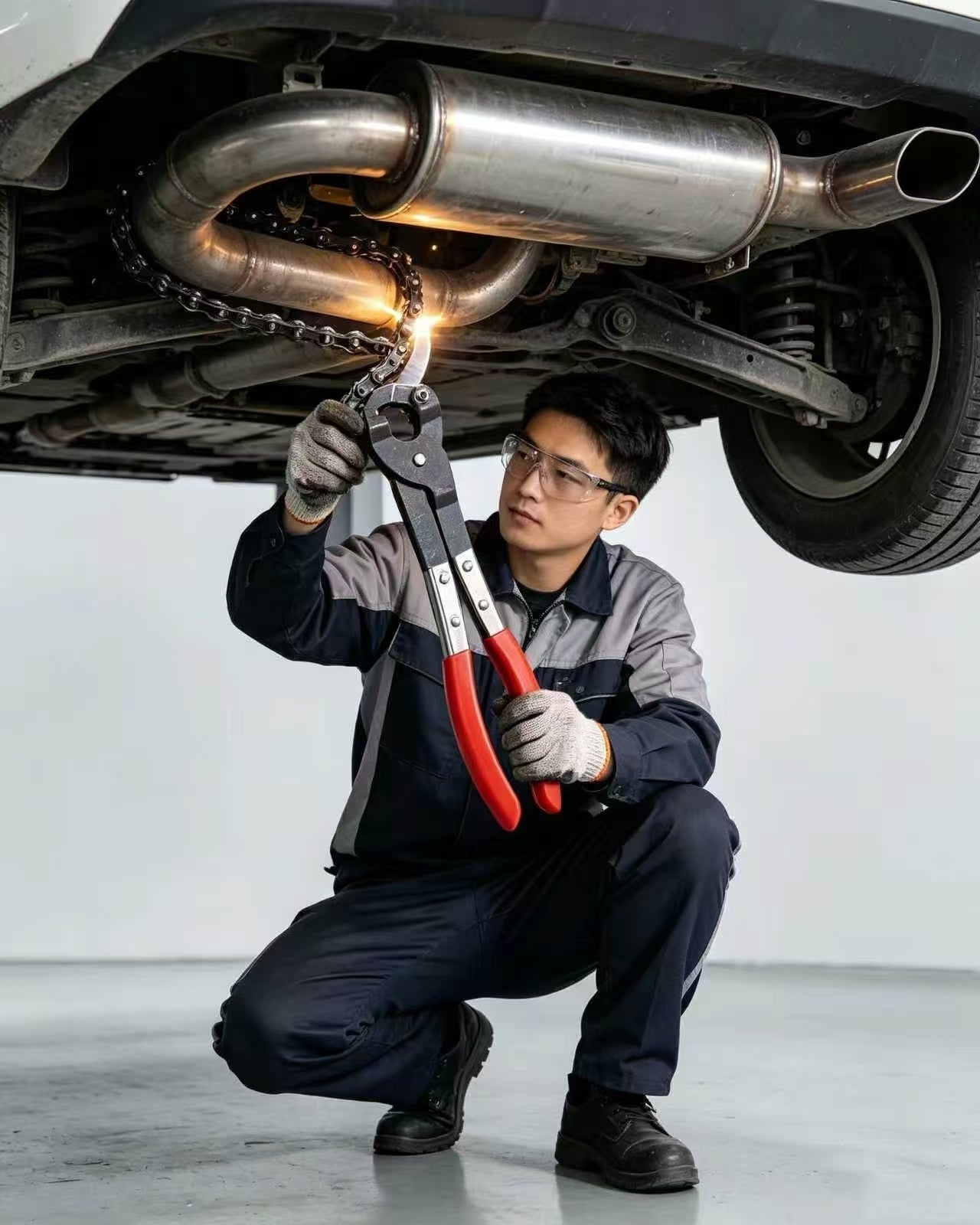 AutoEdge – Precision Chain Exhaust Cutting Tool