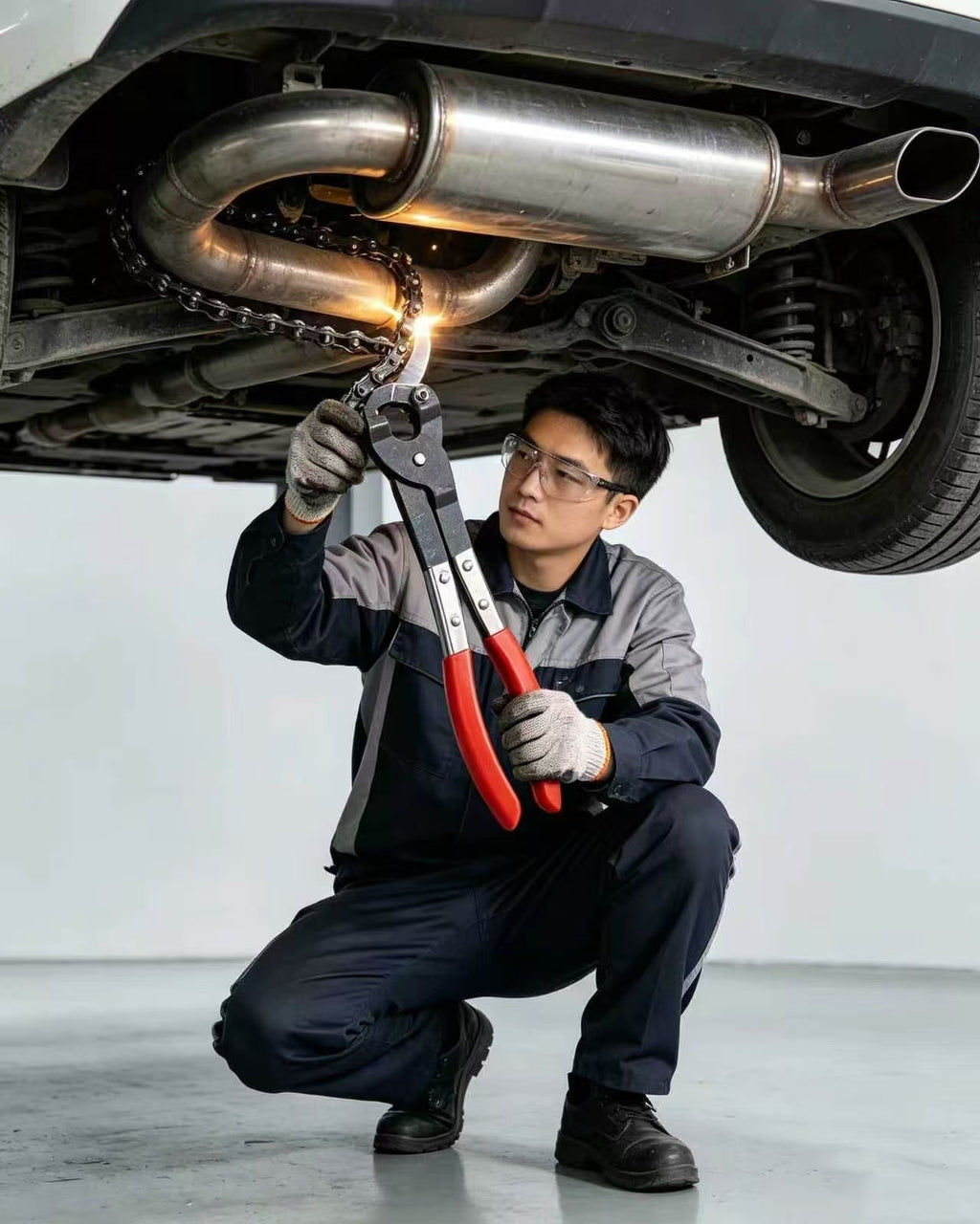 AutoEdge – Precision Chain Exhaust Cutting Tool