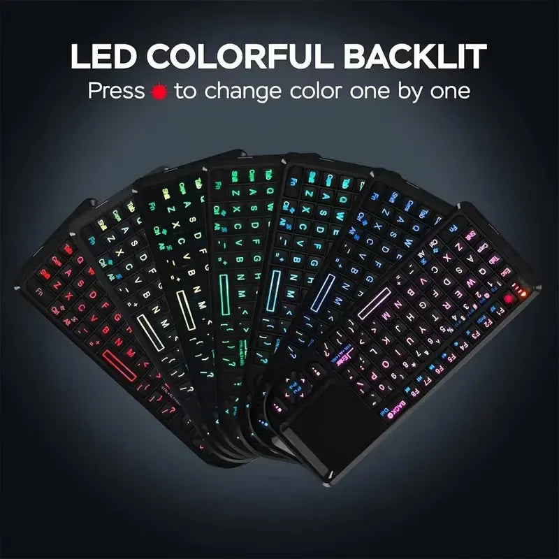KeyNova – Compact Wireless Backlit Touchpad Keyboard