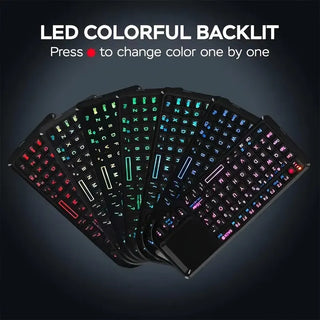 KeyNova – Compact Wireless Backlit Touchpad Keyboard