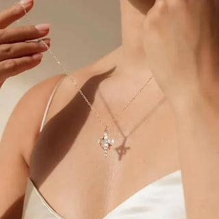 RoyalFaith – Crown Cross Pendant Necklace