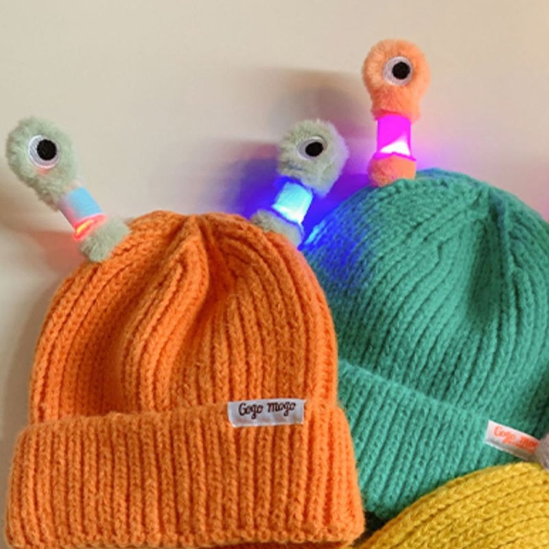 GlowChums Cozy Monster Knit Hat marnetic