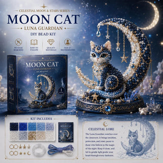LunaCharm – Moon Cat Celestial DIY Bead Kit
