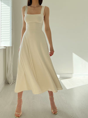 Fiora - Flattering High Waist Dress