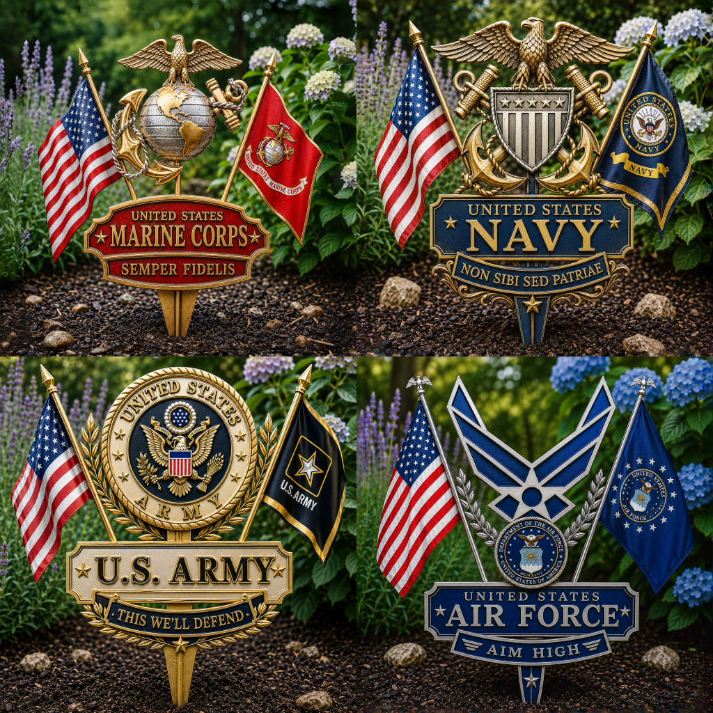 🇺🇸 Last Day Promo: 49% OFF 🎖️- US Military Branch Tribute Garden Stake Collection - ✈️Buy 2 Free Shipping Today!