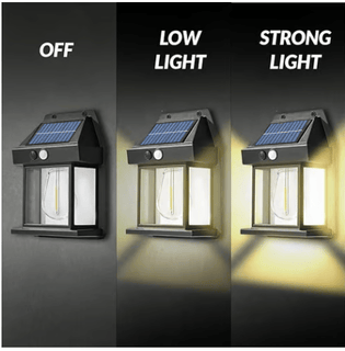 EdisonGlow – Solar Motion Sensor Wall Light
