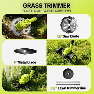 TrimPro – 3-in-1 Cordless Grass Trimmer