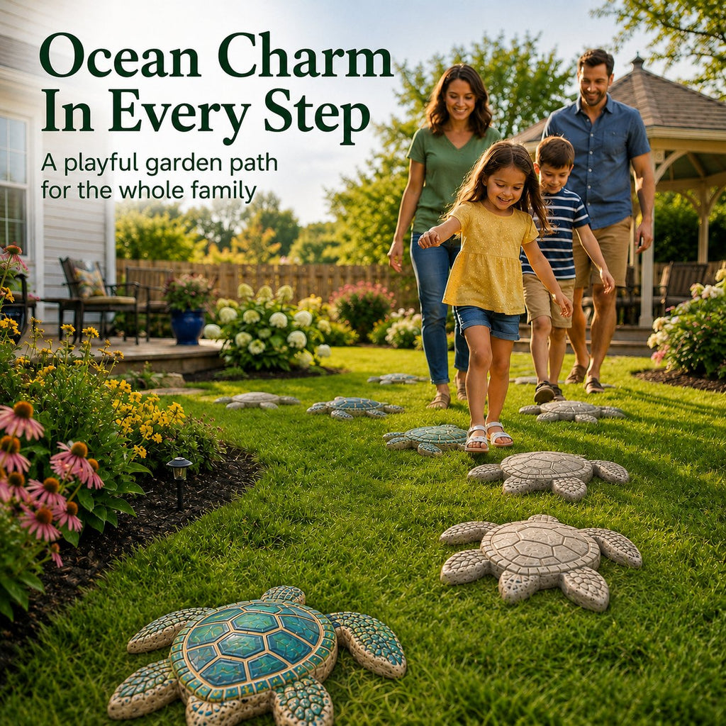 OceanCore – Reusable Coastal Garden Stepping Stone Mold