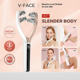 ✨Portable Rechargeable Wireless Facial Massager —Effectively reduces puffiness and improves blood circulation