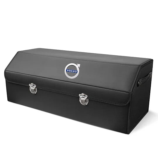 AutoNest - Elegant Leather Trunk Organization System