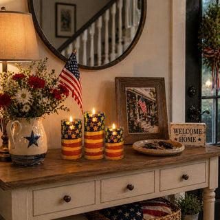 FreedomFlame – USA Inspired Flameless Candle Collection