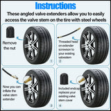 AutoExtend - Universal Tire Valve Extenders