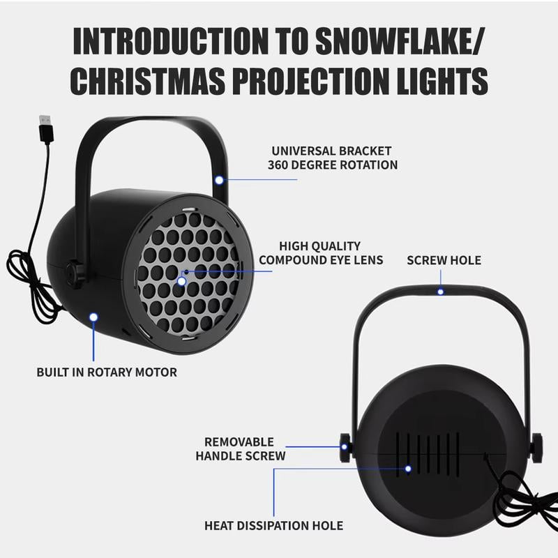 🎄🔌LED Christmas Projection Lamp