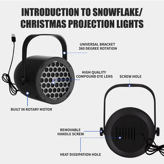 🎄🔌LED Christmas Projection Lamp