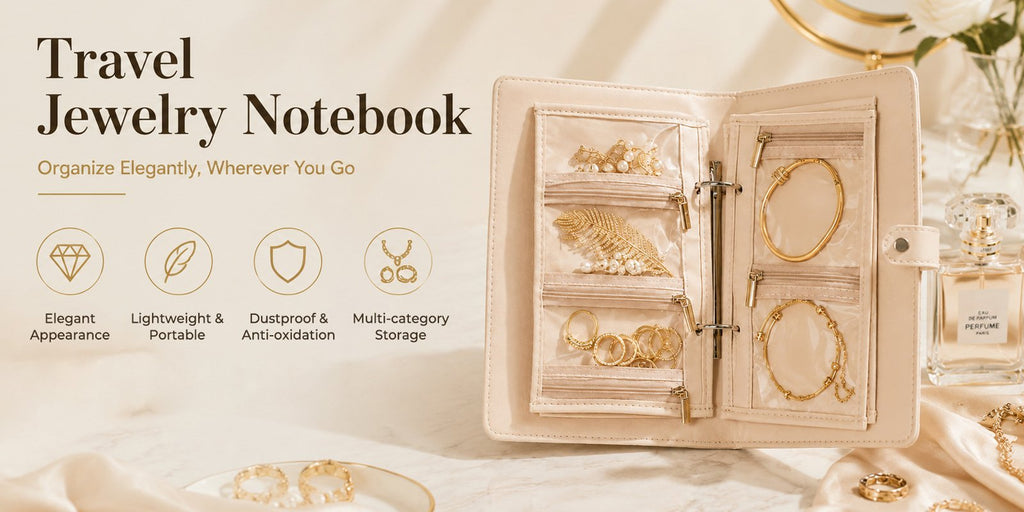 LunaVault - Portable Jewelry Organizer Book