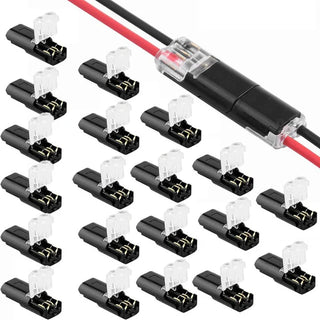 SnapConnect – Compact 2 Pin Plug for 18–22 AWG Cable