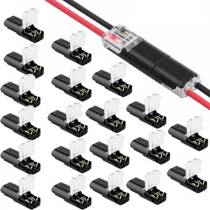 SnapConnect – Compact 2 Pin Plug for 18–22 AWG Cable