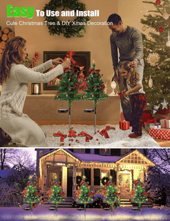 MerryGlow - Waterproof Solar Christmas Tree Lights