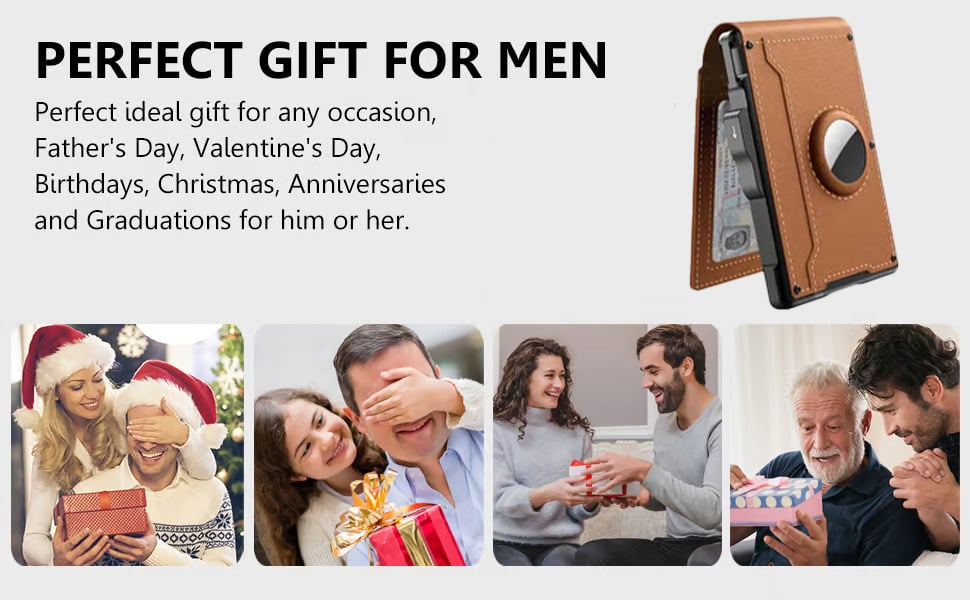 VaultOne - Premium RFID AirTag Wallet