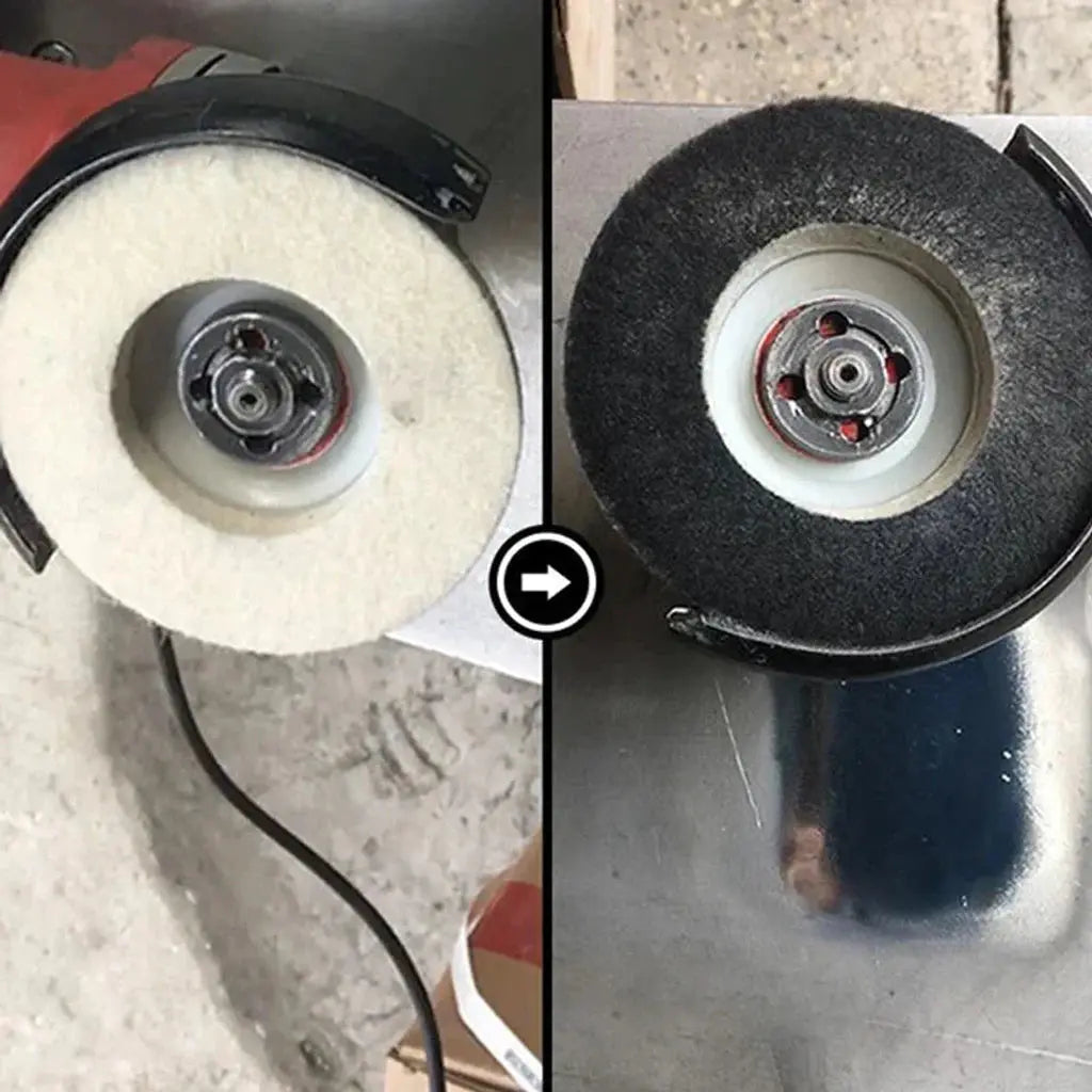 Wool Felt Polishing Wheel Disc marnetic